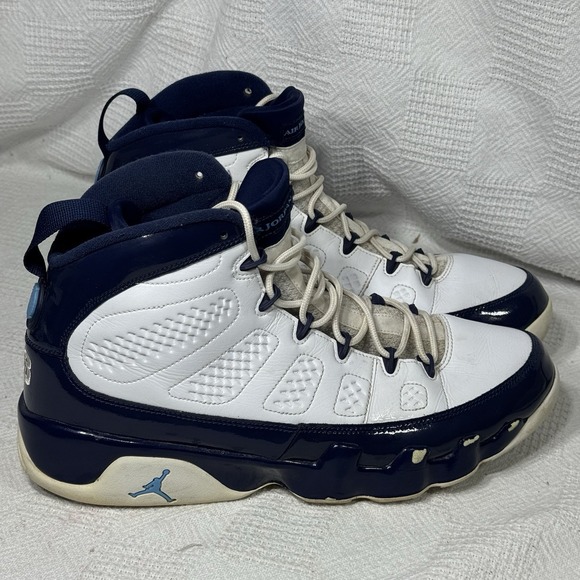 Nike Air Jordan‎ 9 Retro White University Pearl Blue Men Us 13
